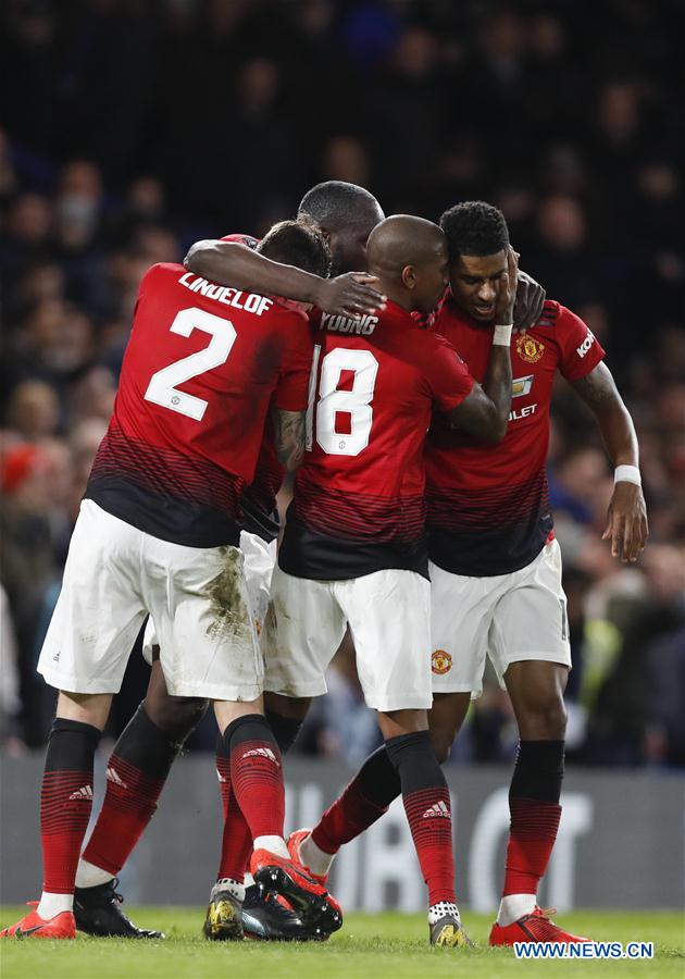 Manchester United beats Chelsea 2-0 at FA Cup fifth round match