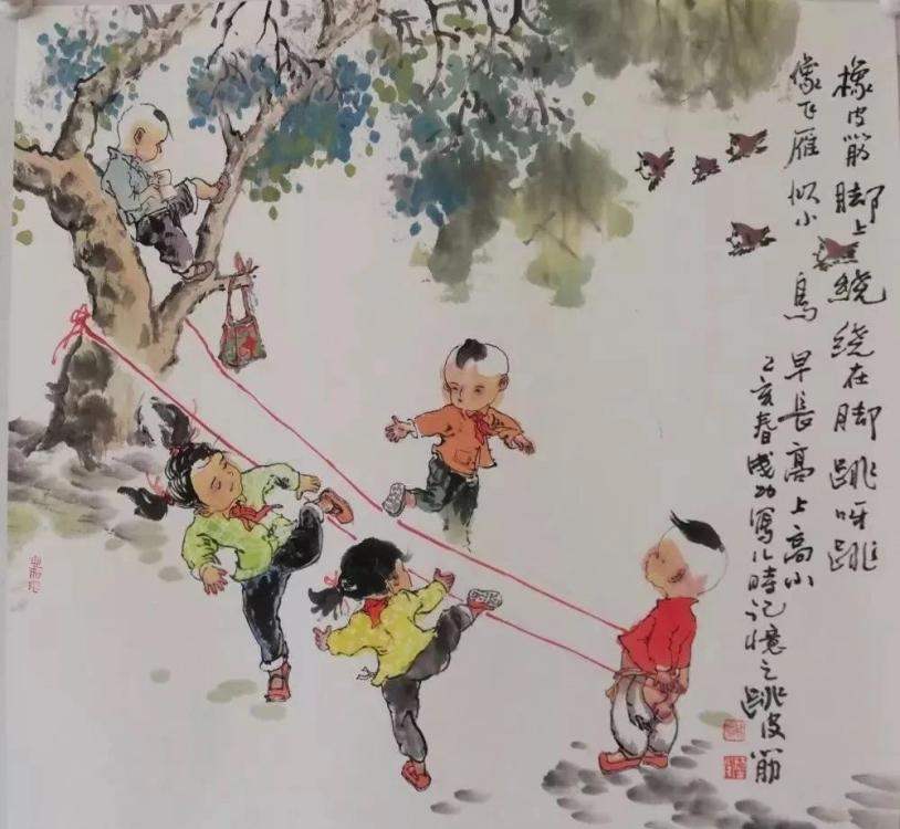 Farmer presents childhood memories in paintings