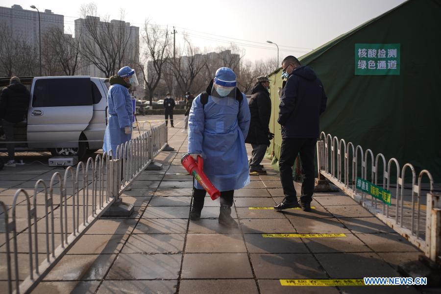 Beijing's Daxing starts mass nucleic acid testing to contain latest COVID-19 resurgence