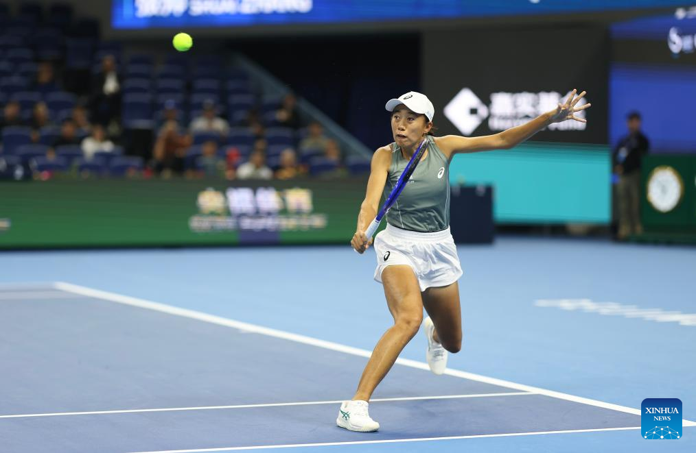 Chinese veteran Zhang Shuai advances to China Open second round